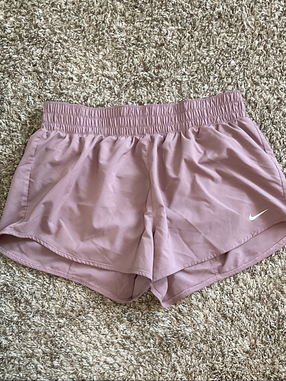 Nike Women's Rose Pink Athletic Running Shorts